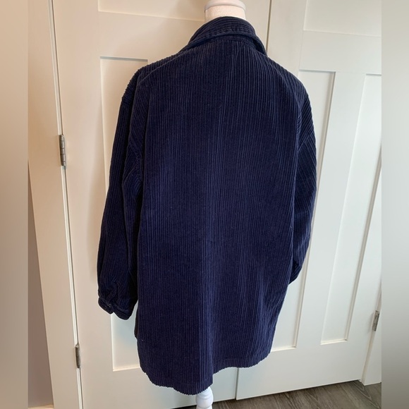 Vintage Express Navy Blue Corduroy Jacket Size Medium - Picture 5 of 10